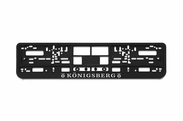 Рамка автомобильного номера Шелкография Konigsberg (RS-006)