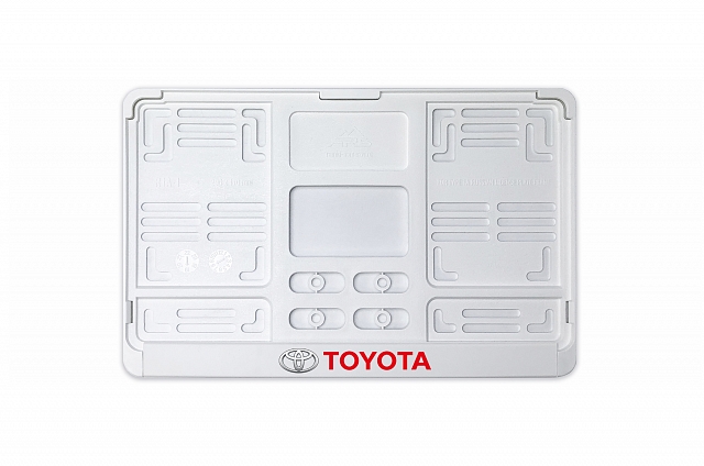 Рамка для номера Квадратная 290 х 170 "Toyota", 1 шт
